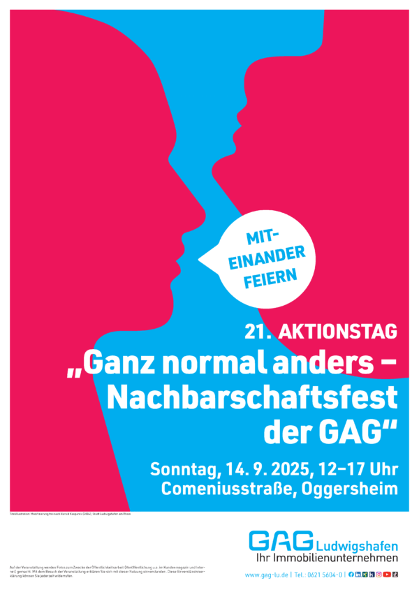 Veranstaltungsposter (Bild: GAG Ludwigshafen)
